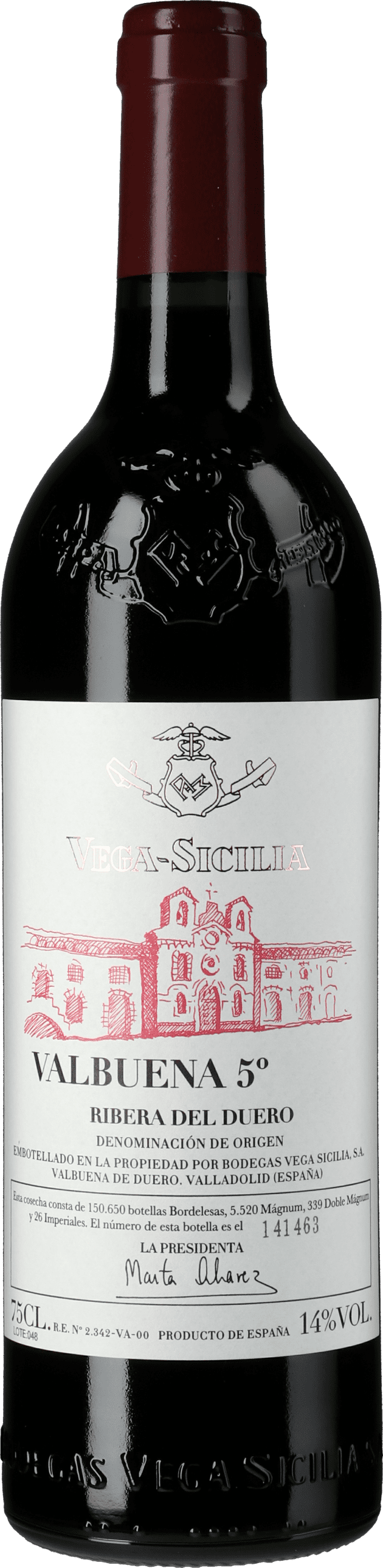 Vega Sicilia: Valbuena 5 anos 2018