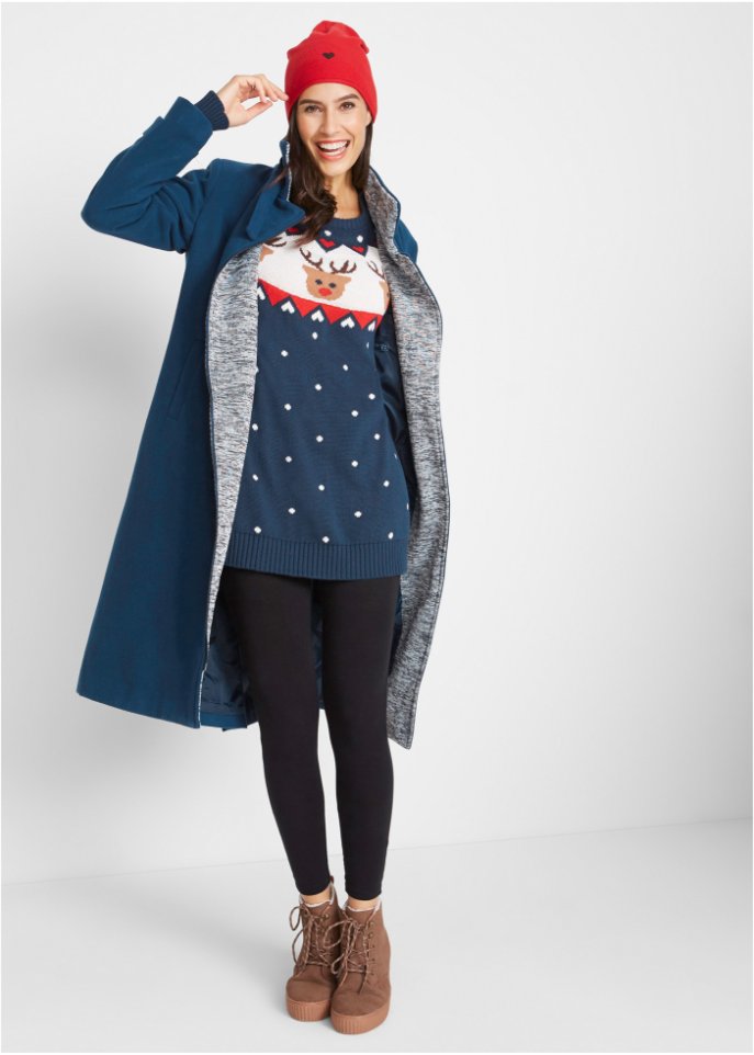 Weihnachtspullover Rentier