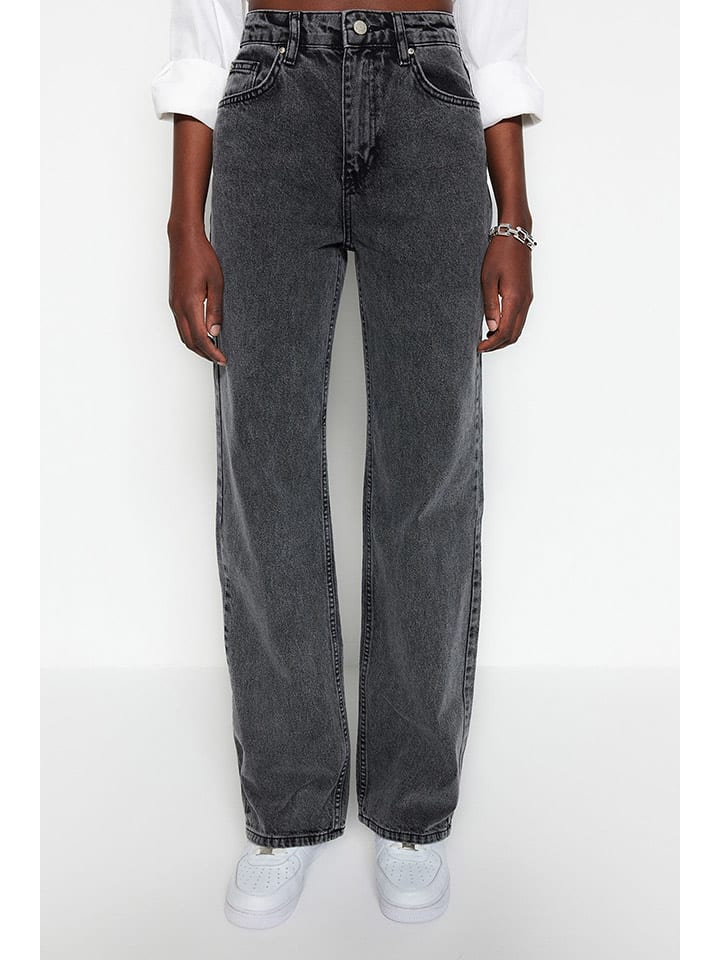 trendyol Jeans - Comfort fit - in Anthrazit günstig kaufen