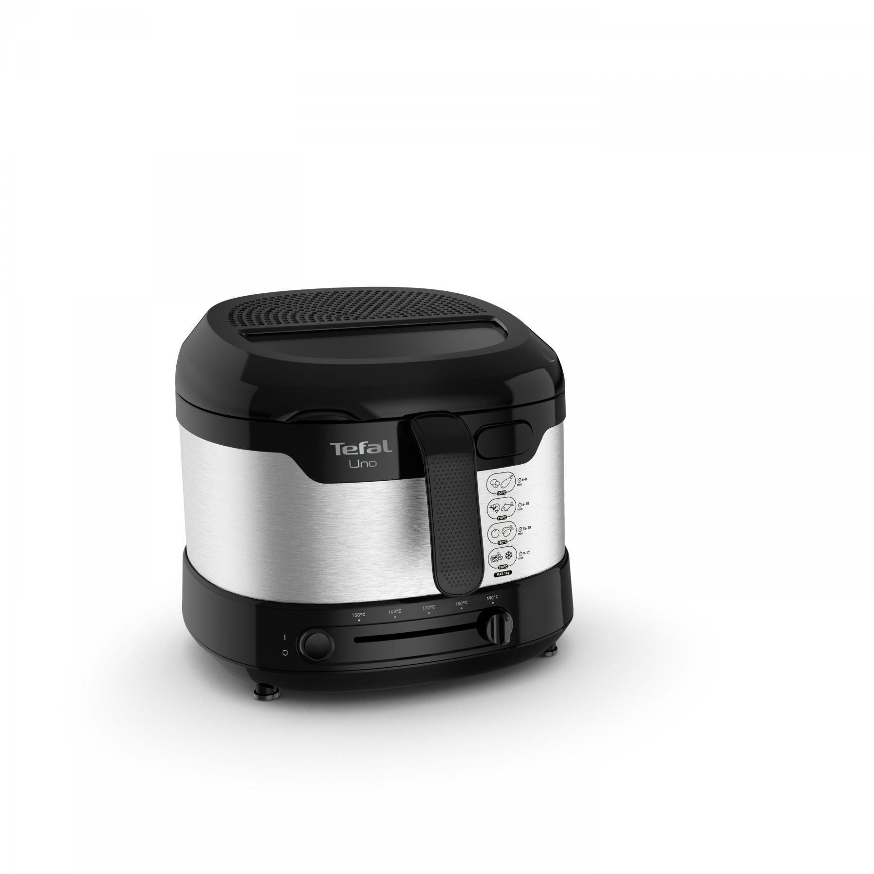Tefal Fritteuse FF 215D Uno M, 1600 W, 1,8 Liter, Antihaft-Versiegelung, Thermostat, kompakt, große Kapazität