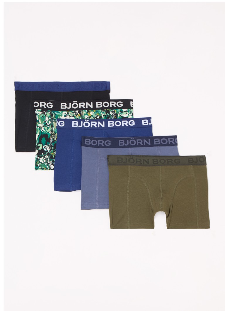 Pantaloni scurți boxer cu logo-ul Björn Borg, 5 buc.