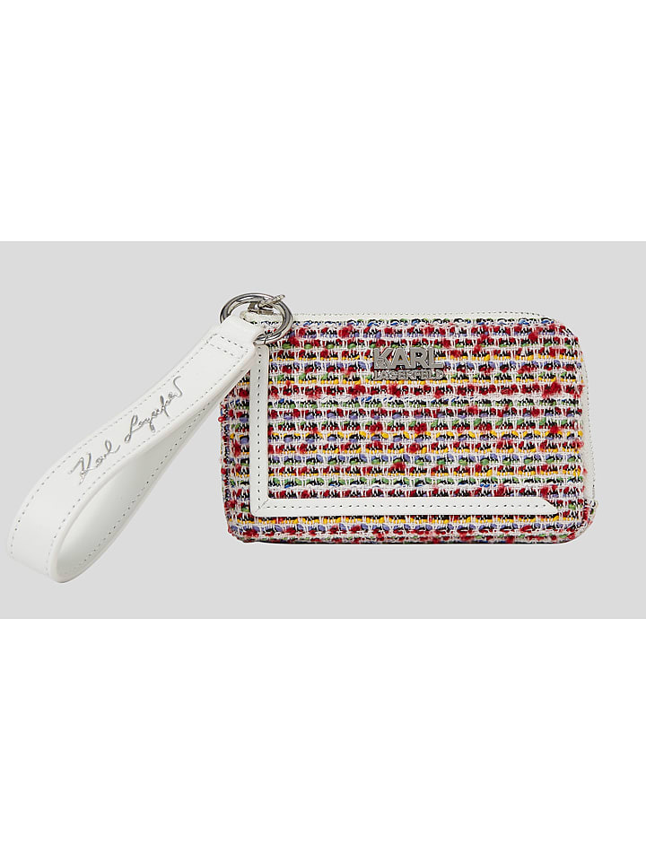 Karl Lagerfeld Geldbörse in Weiß/ Bunt - (B)13 x (H)8 cm günstig kaufen onesize