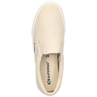 Superga Platform Slip On in beige