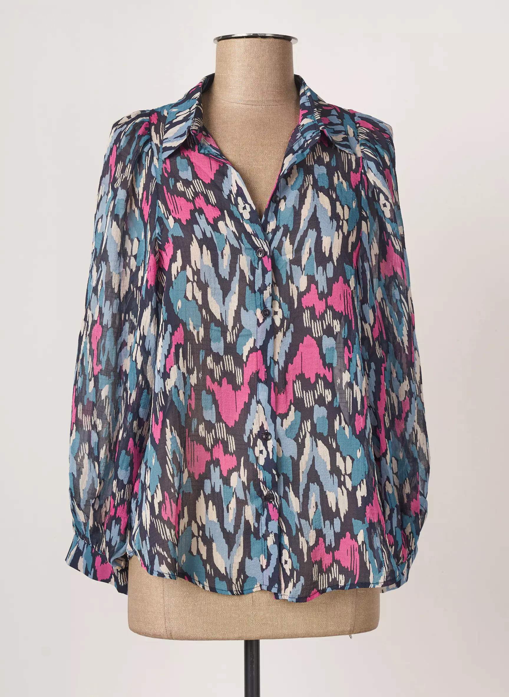 Grace Mila Chemisiers Femme couleur bleu