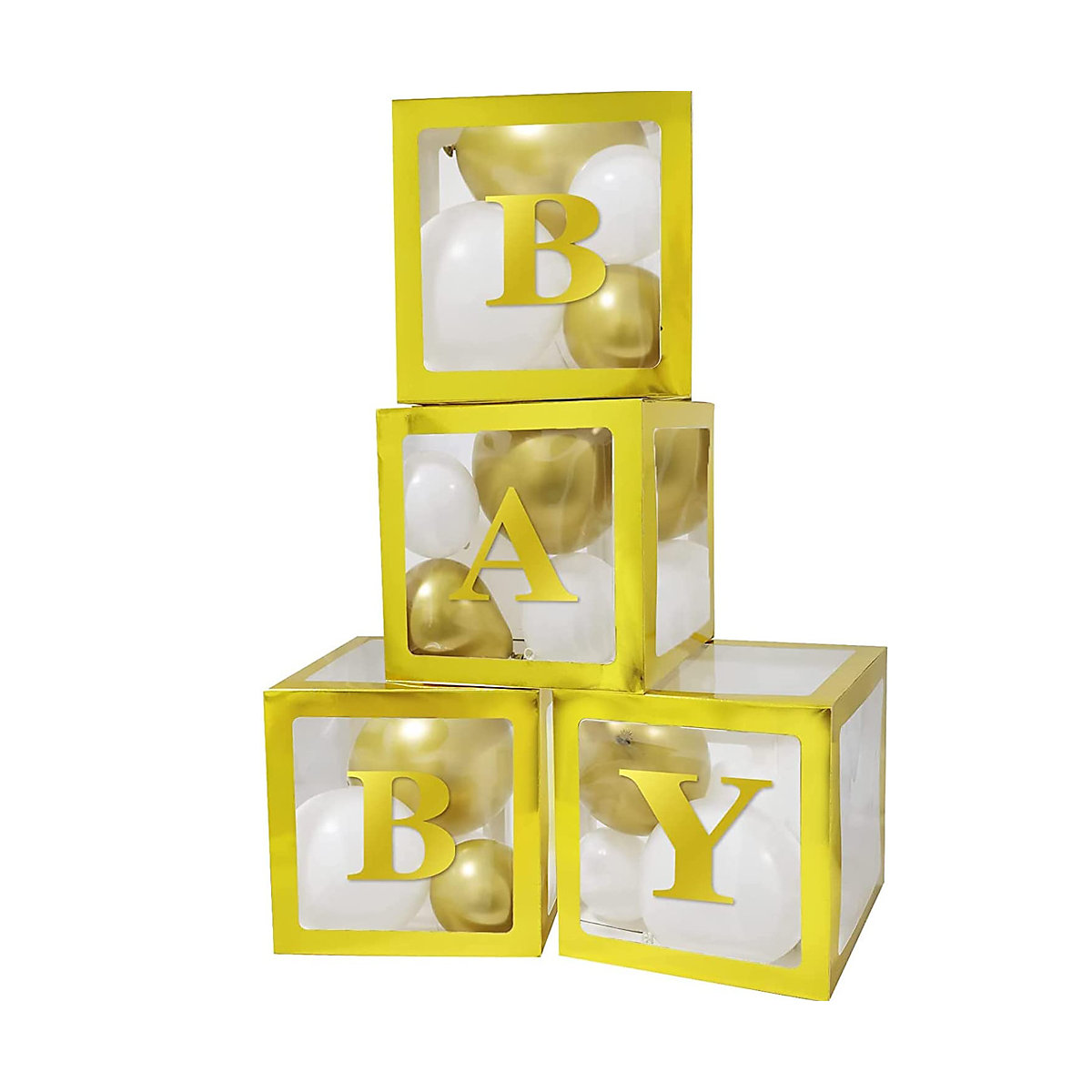 frler Transparente BABY Ballonbox Party Dekoration Partydeko für Kinder