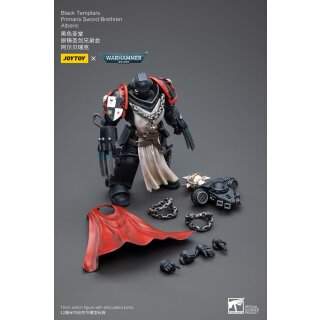 Warhammer 40k Actionfigur 1/18 Black Templars Primaris Sword Brethren Alberic 12 cm