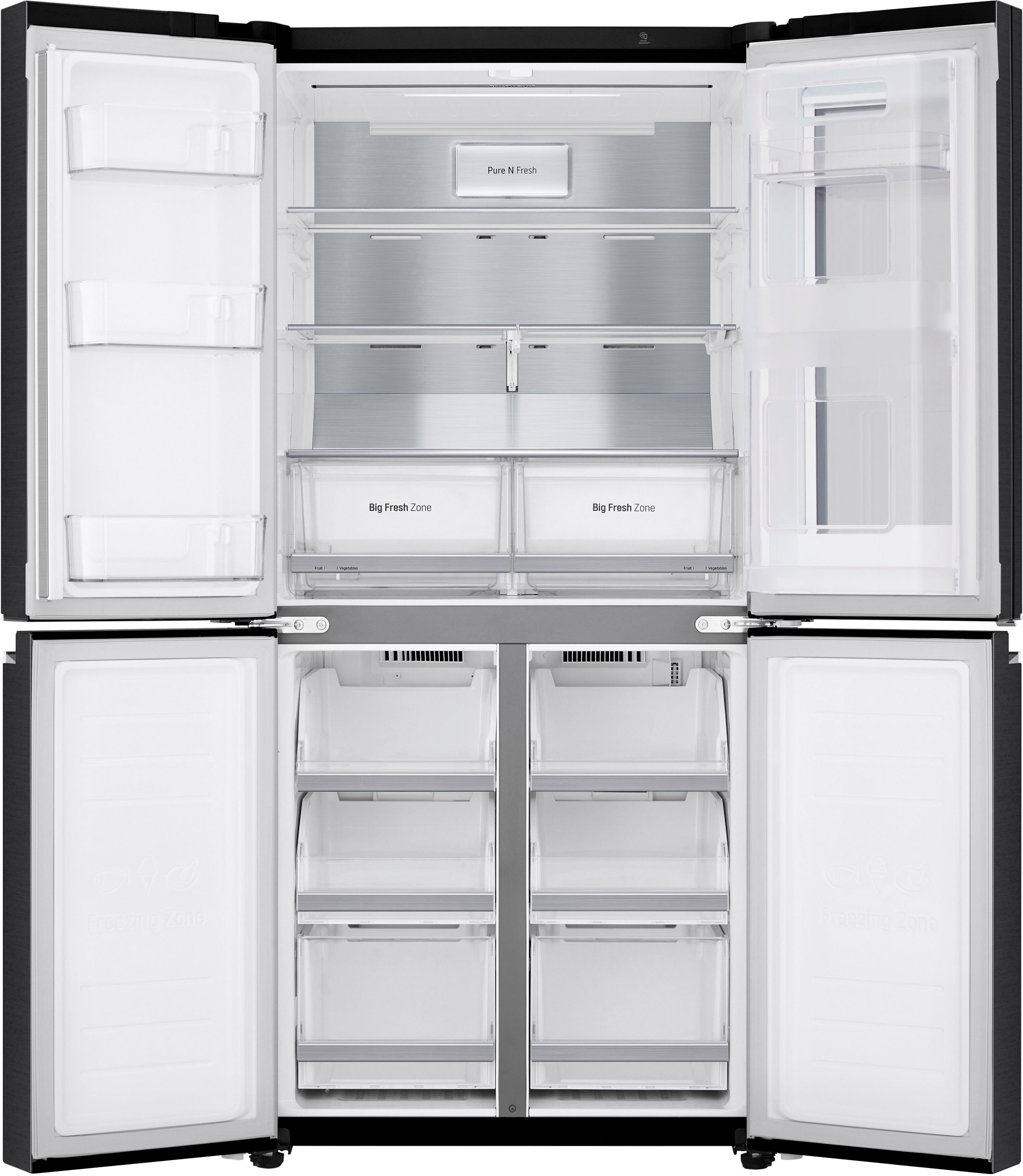LG Multi Door GMQ844MC5E, 178,7 cm hoch, 83,5 cm breit, InstaView™