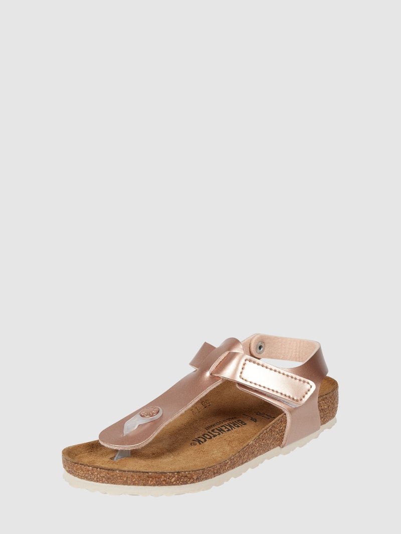 Sandalen in Metallic-Optik Modell 'Kairo' in kupfer