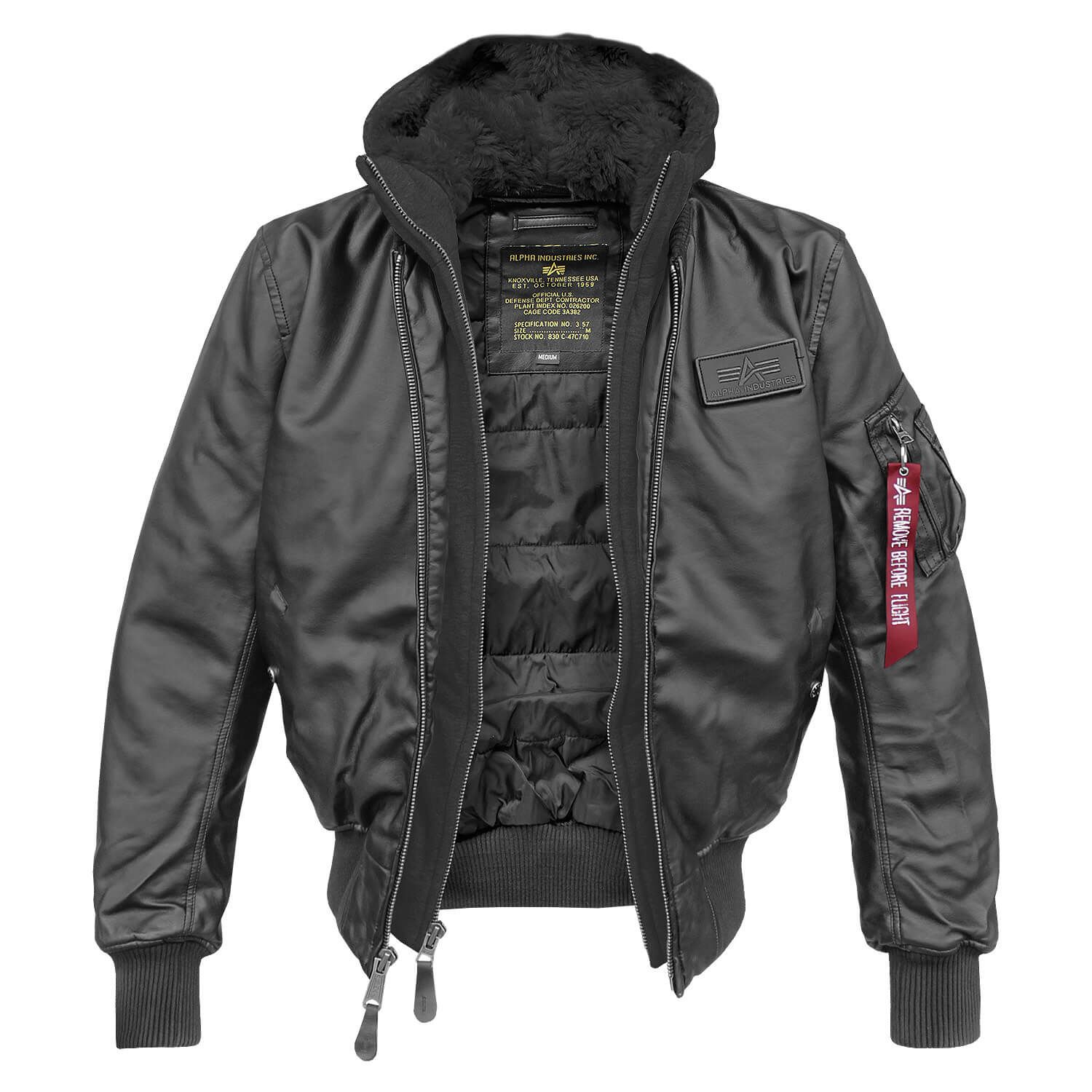 Lederjacke MA1 D-Tec