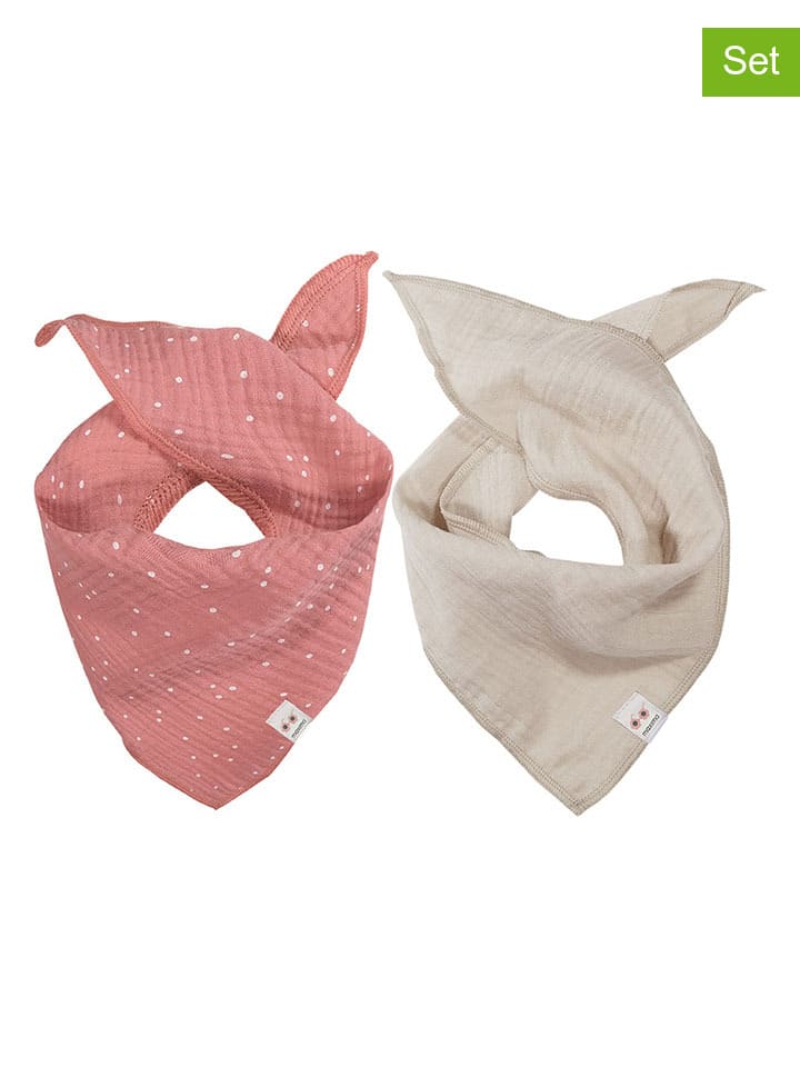 MaxiMo 2er-Set: Dreiecktücher in Beige/ Rosa günstig kaufen onesize