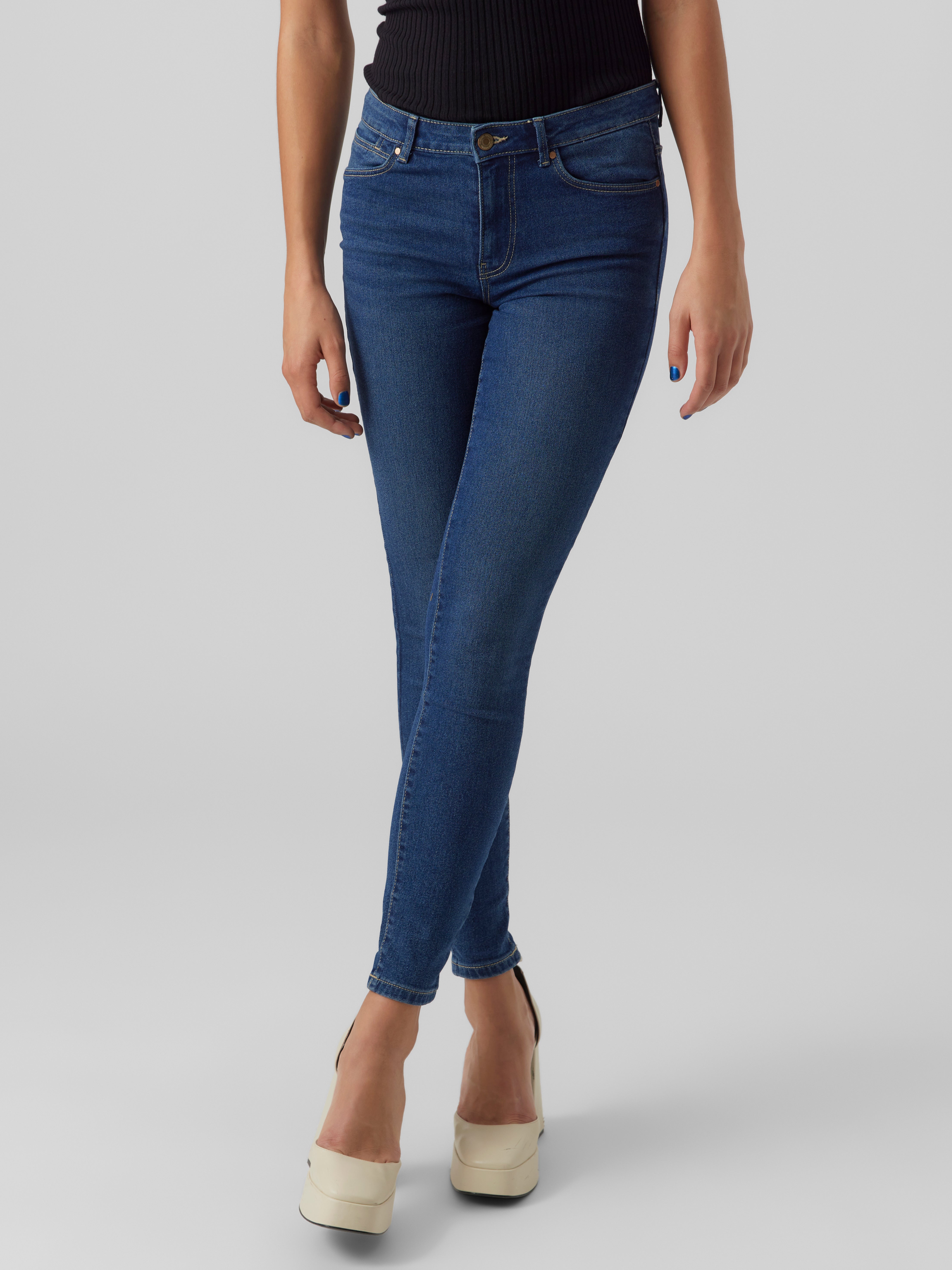 VMJUNE Mid Rise Skinny Fit Jeans