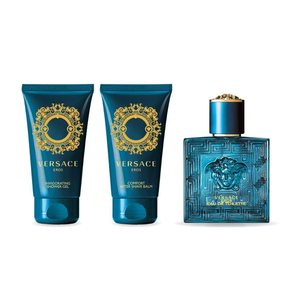 Versace Coffret VERSACE EROS Eau de Toilette 50ml + 2 cadeaux Coffret Eau de Toilette + 2 cadeaux