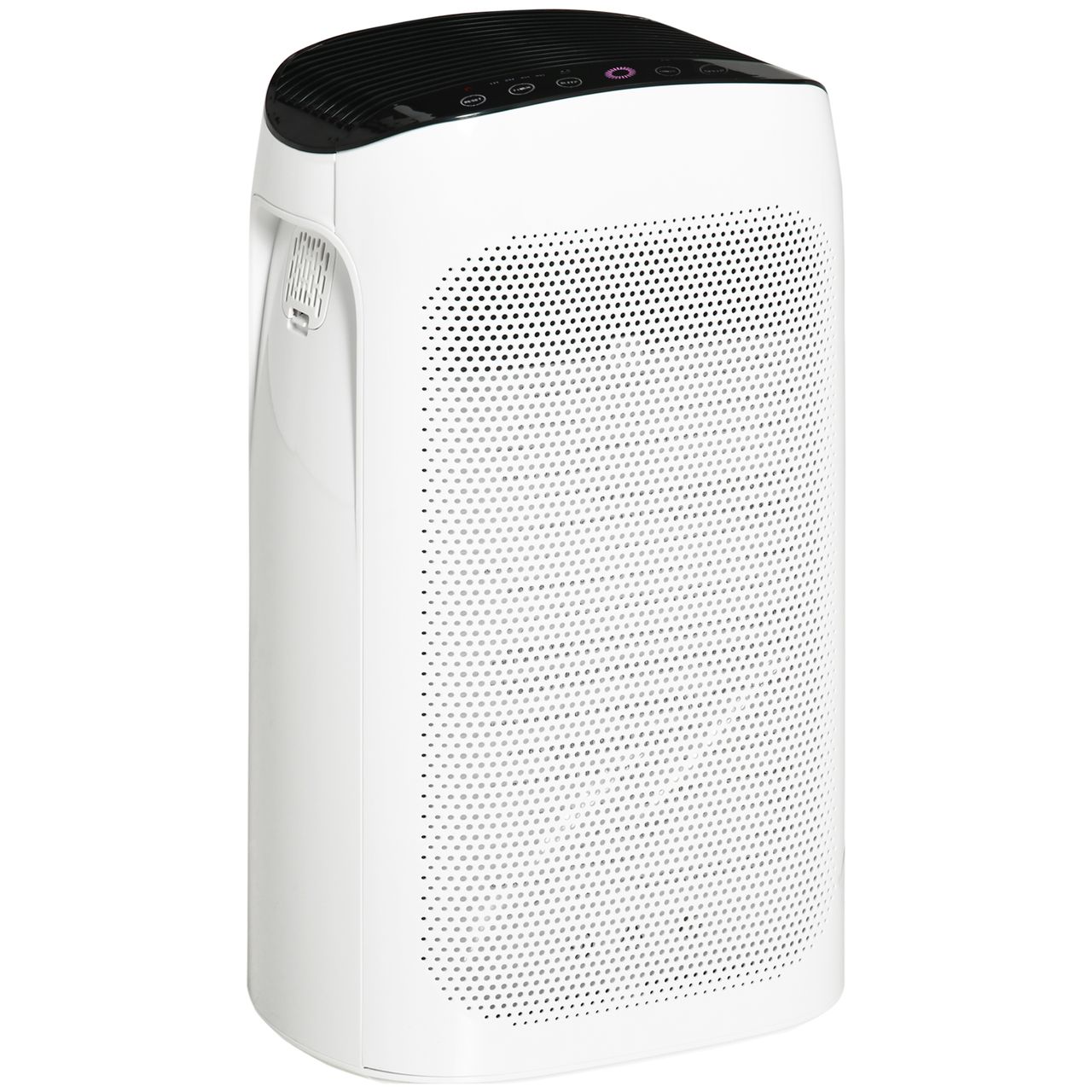 HOMCOM Luftreiniger mit HEPA Filter für bis zu 25-35 m³ Air Purifier für Allergiker Raucherzimmer Staub mit leiser Schlafmodus Timer ABS 32,7 x 22 x 55,8 cm
