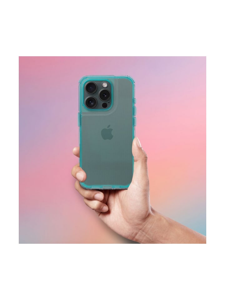 COFI 1453 Matrix Clear Case Handyhülle kompatibel mit iPhone 15 Mintgrün in Mintgrün günstig kaufen onesize