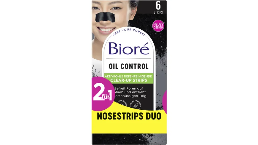 BIORÉ Aktivkohle Clear-Up Strips