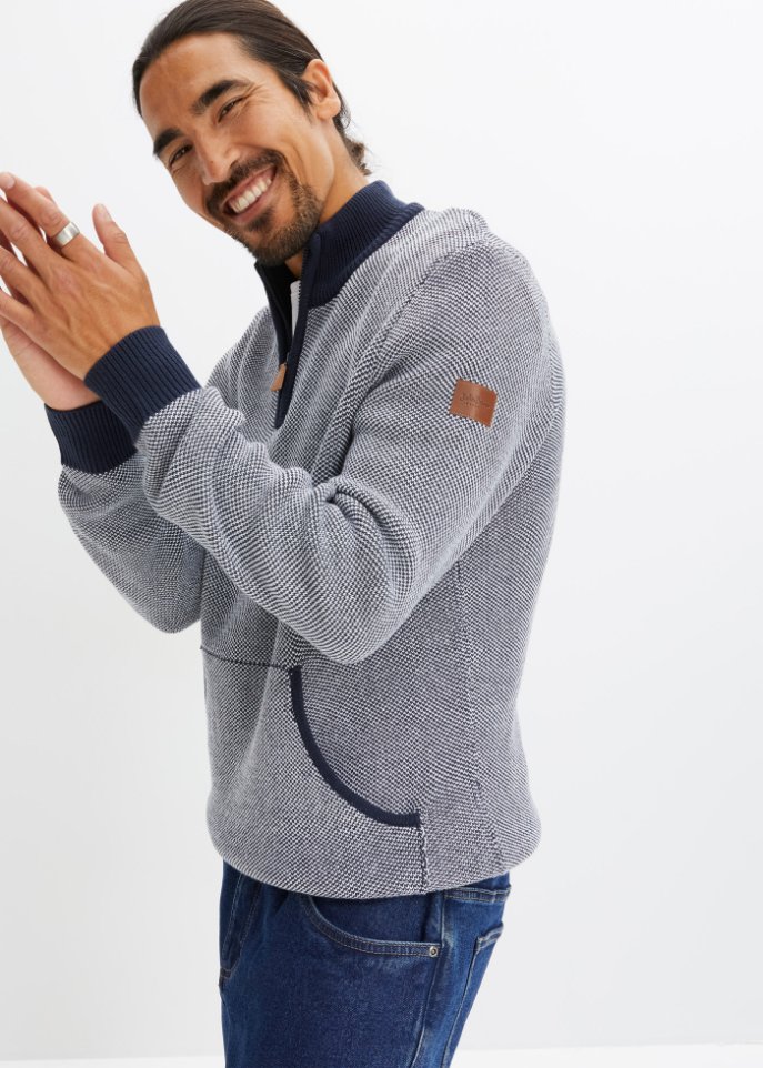 Pullover mit Stehkragen