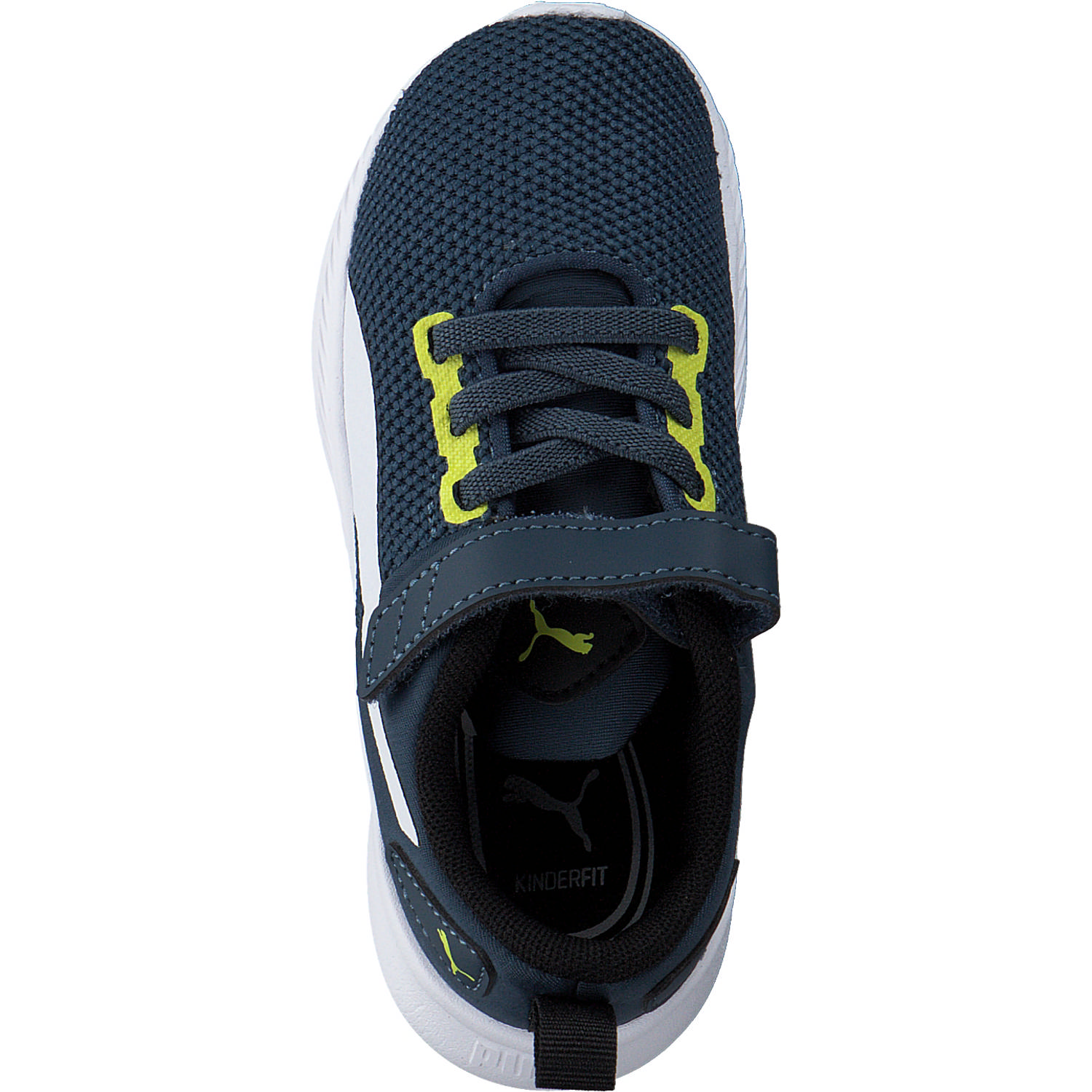 Puma Flyer Runner V Inf 192930 M, Sneakers Low, Kinder, intense blue-puma white