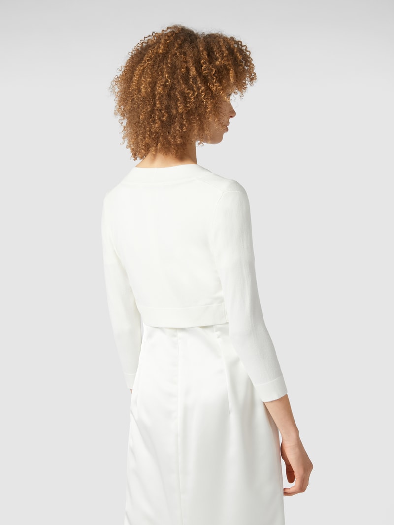 Cocktailjacke aus Feinstrick in offwhite