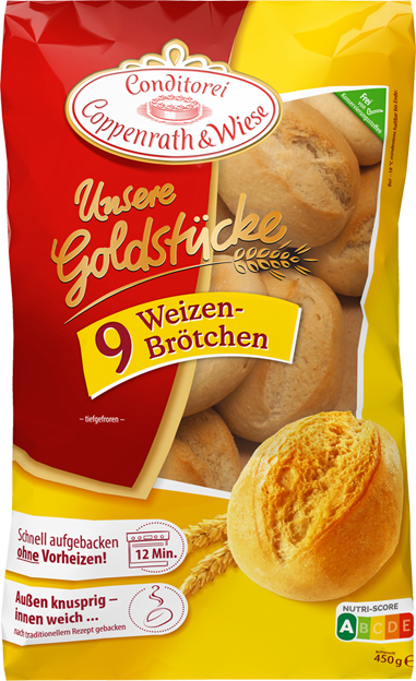 Coppenrath & Wiese Unsere Goldstücke Weizenbrötchen