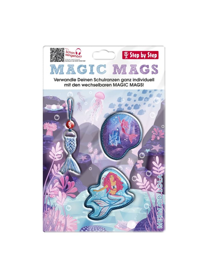 Step by Step Ranzen-Zubehör-Set MAGIC MAGS in Mermaid Lola günstig kaufen onesize