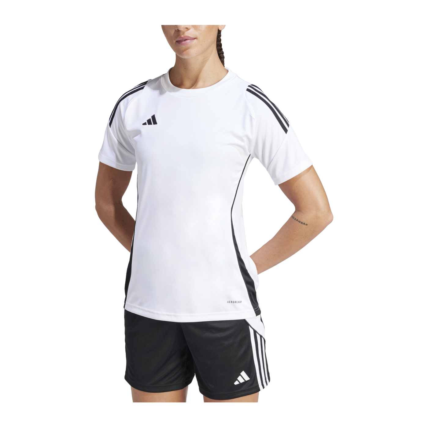 adidas Tiro 24 Trikot Damen Weiss Schwarz