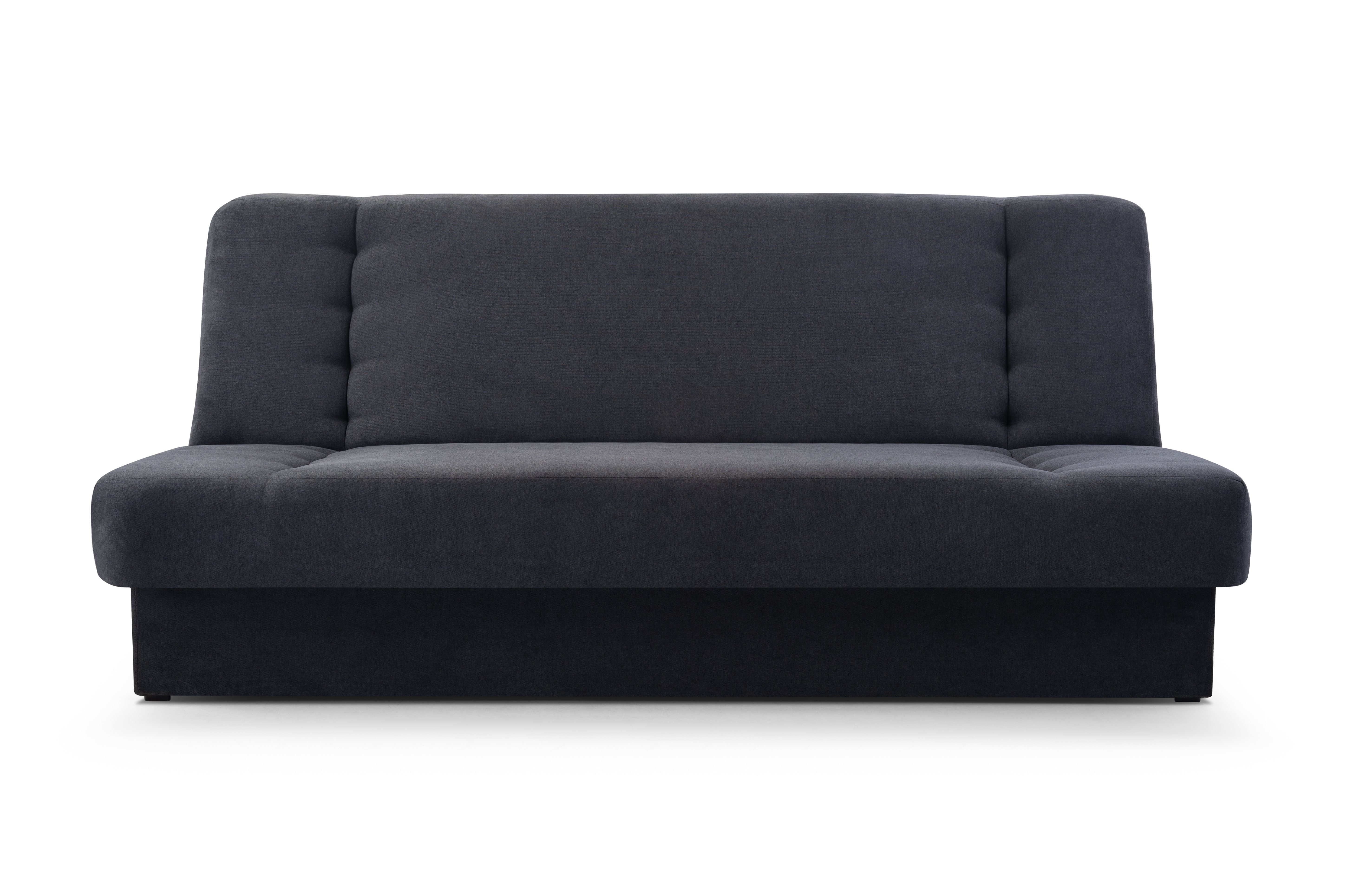 MOEBLO Schlafsofa Cyprus, Sofa Kippsofa Klappsofa Clic-Clack Couch für Wohnzimmer Federkern Sofagarnitur Polstersofa - 120x190x90cm -, mit Bettkasten und Schlaffunktion