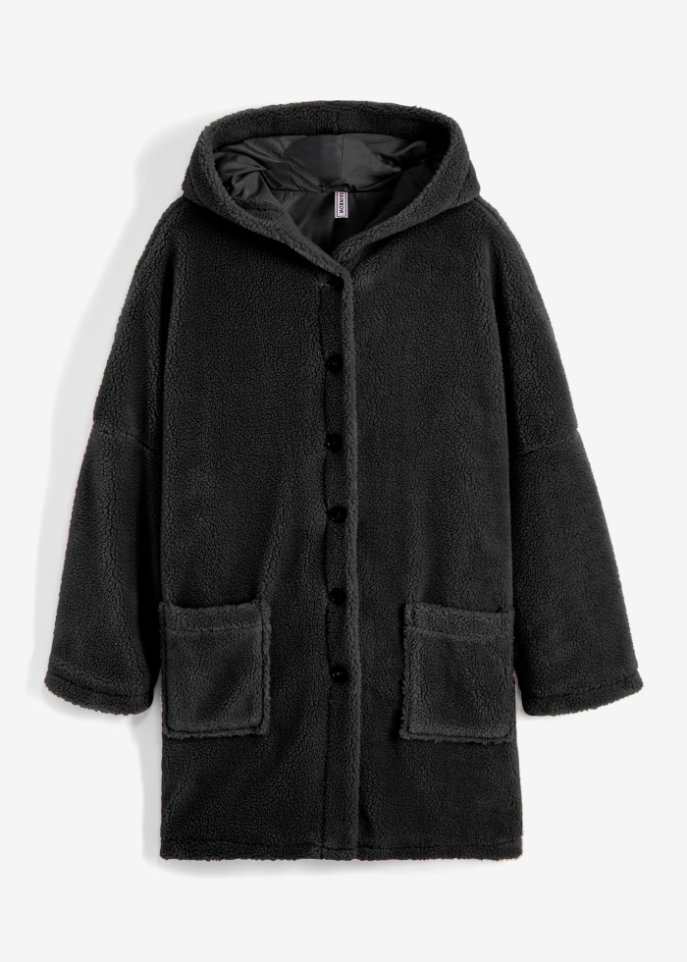 Oversize Teddy-Jacke