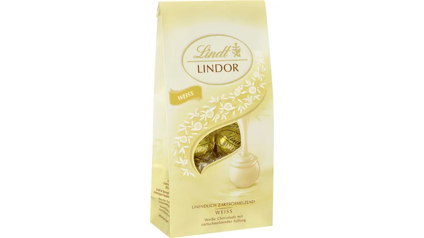 Lindt Lindor Beutel weiss 136 g