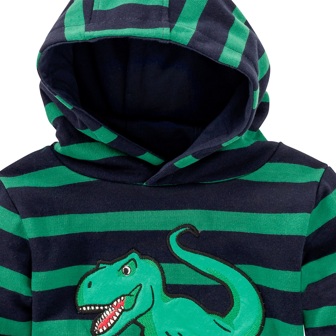 Jungen Hoodie mit Dino-Applikation