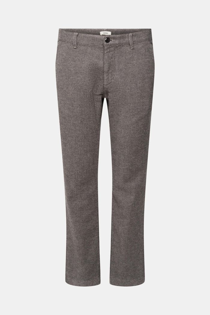 Fischgrat-Hose Slim Fit