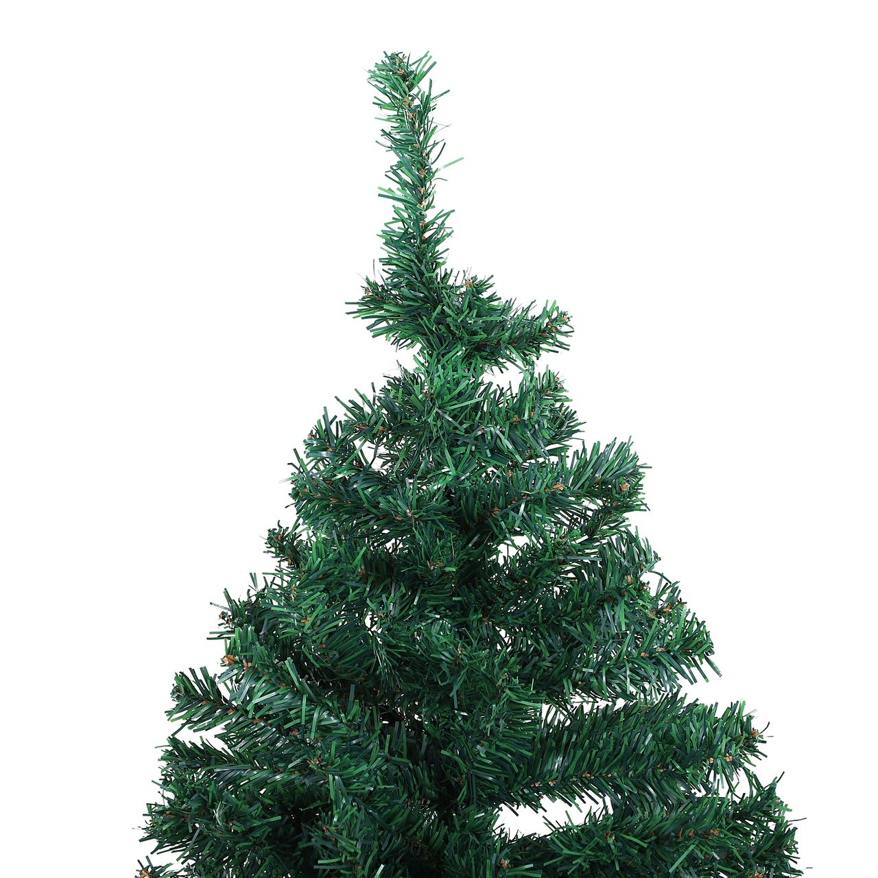 HOMCOM Weihnachtsbaum Tannenbaum Christbaum 1000 Äste Fichte PVC Grün Ø102 x H180 cm