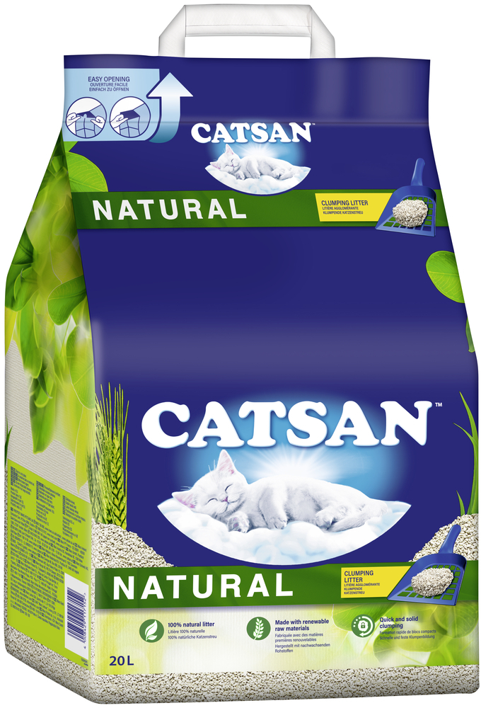 CATSAN Katzenstreu CATSAN Natural Klumpstreu 20 l