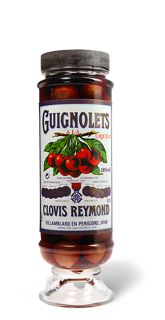 Fruits à la liqueur / France Clovis Reymond Fruits à la liqueur Cerises 50 cl - Guignolets