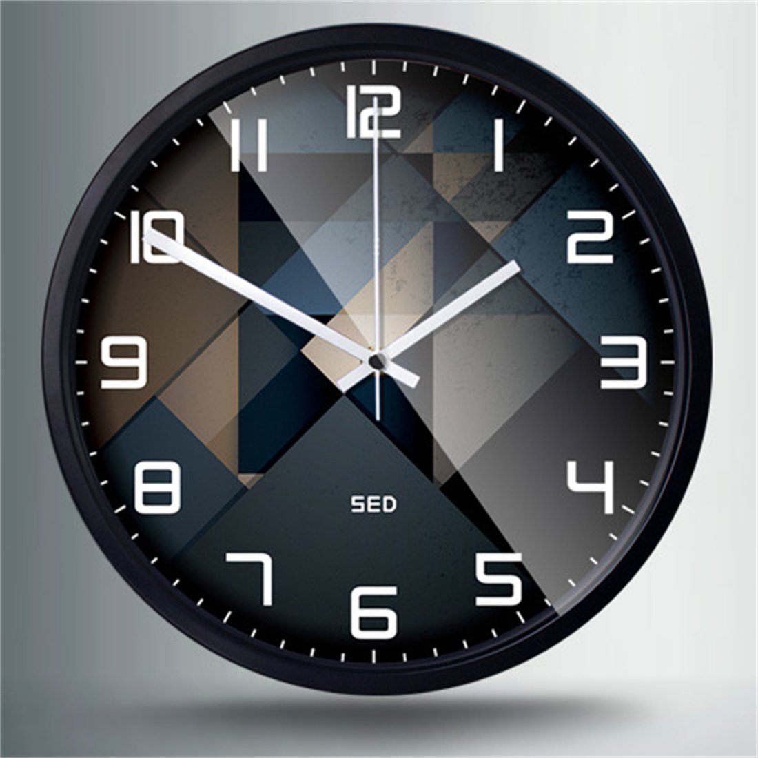 HOPPO~ Wanduhr 35cm moderne und stilvolle kreative Wanduhr, dekorative Wanduhr
