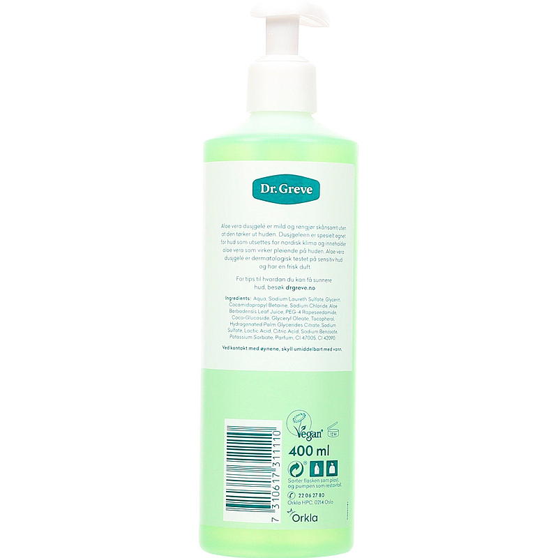 Dr Greve Dr. Greve Aloe Vera Dusjgele, 400 ml