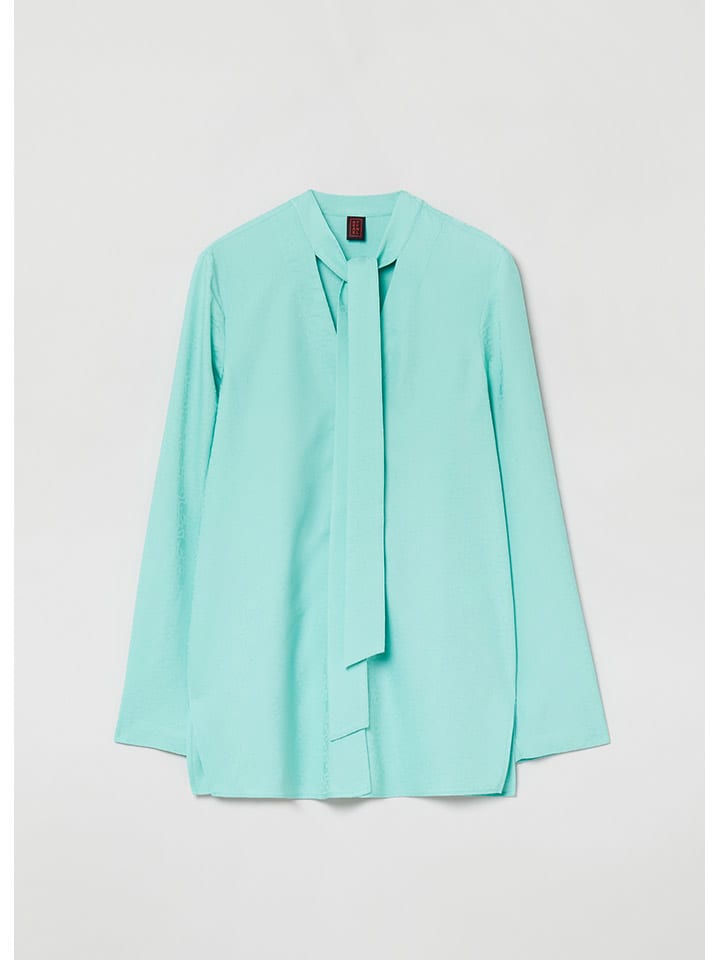 STEFANEL Bluse in Türkis günstig kaufen