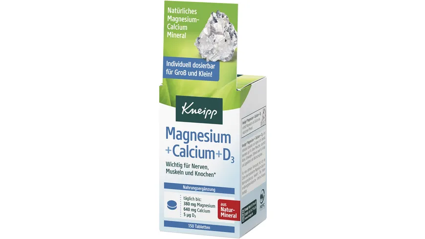 Kneipp Magnesium + Calcium + D3