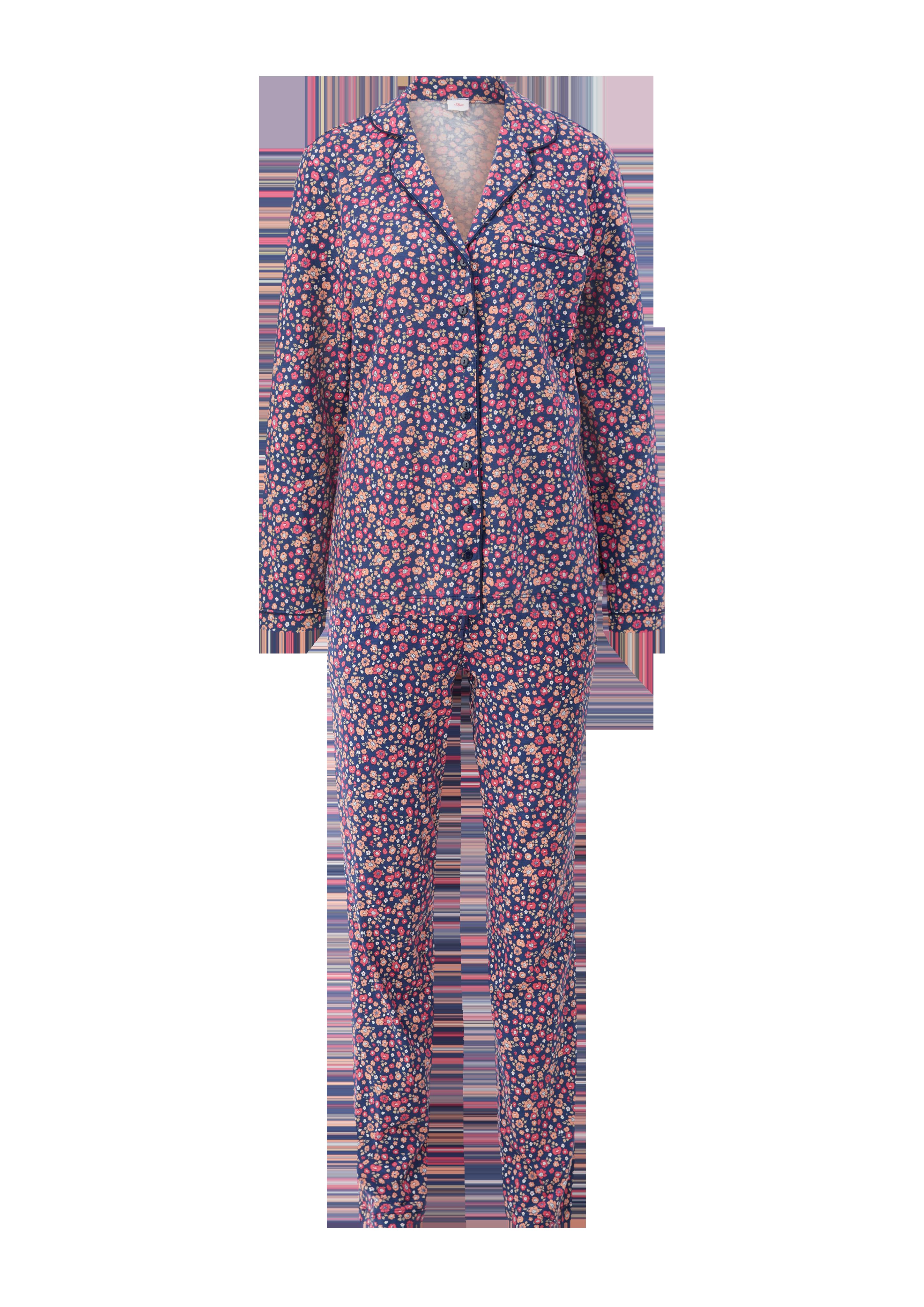 Langer Pyjama mit Vichy-Muster  6008448-99A1