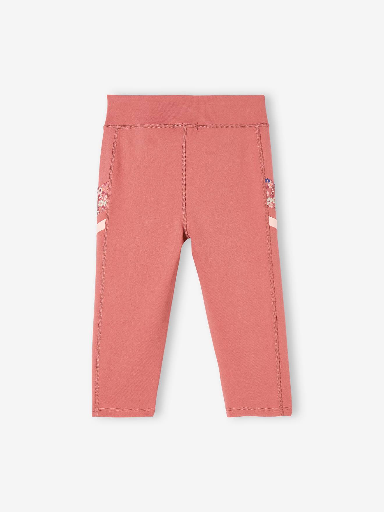 Vertbaudet Mädchen Sportleggings, 3/4-Länge - ziegel