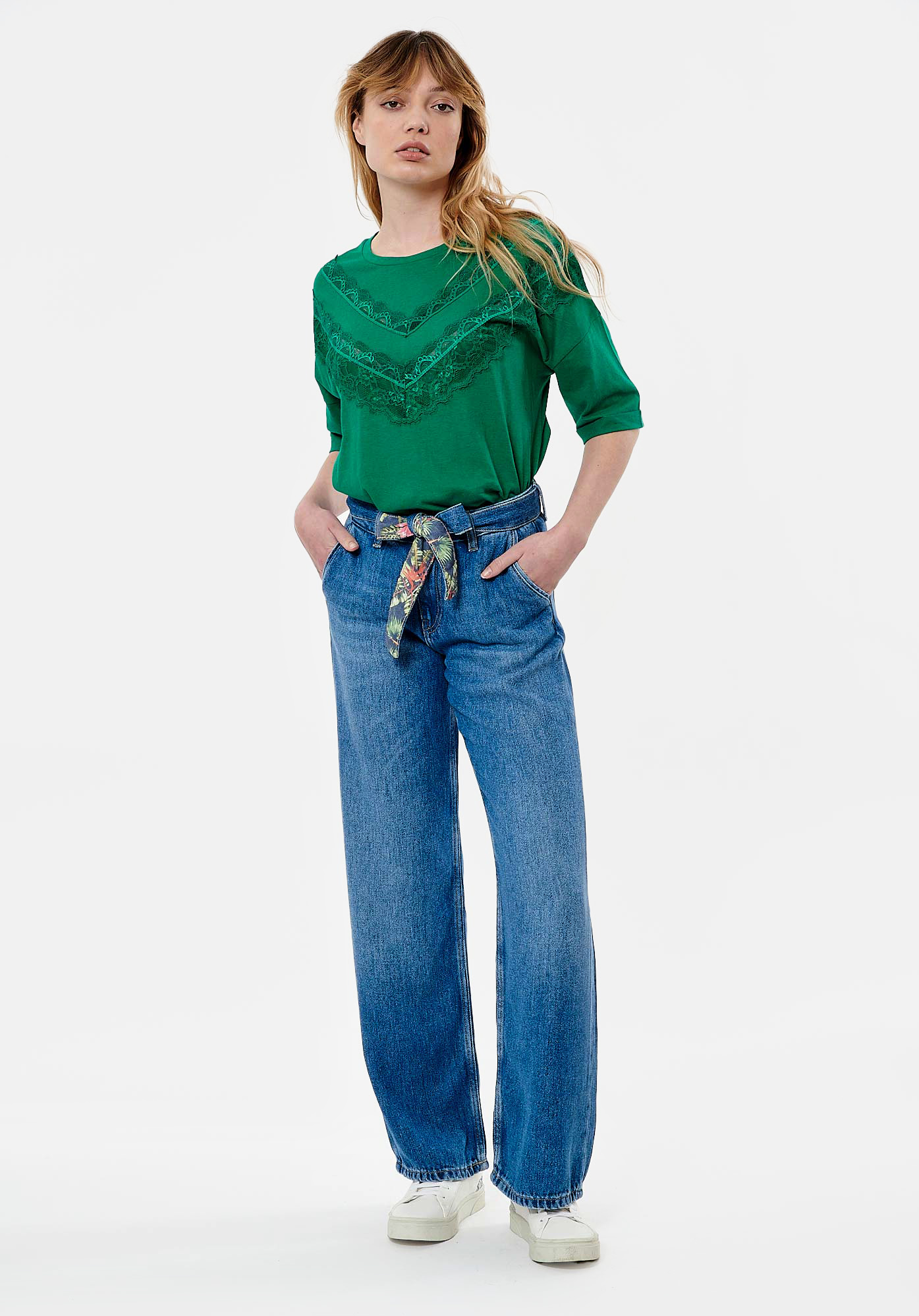 JERK   T-shirt vert Femme