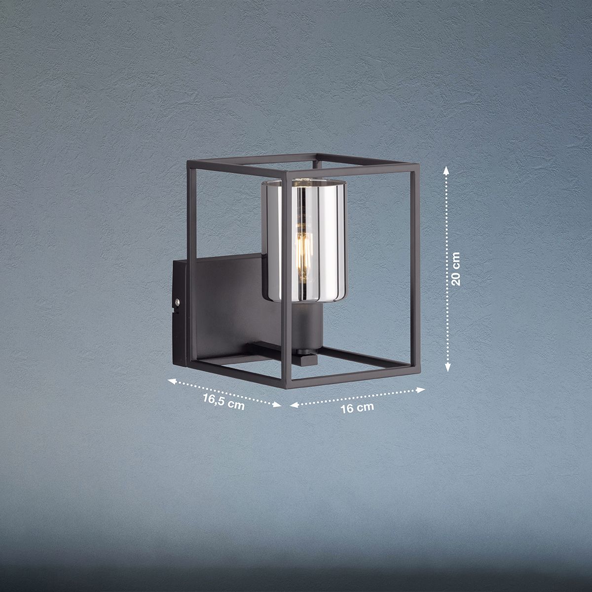 Fischer & Honsel 1-flg Wandleuchte Iska