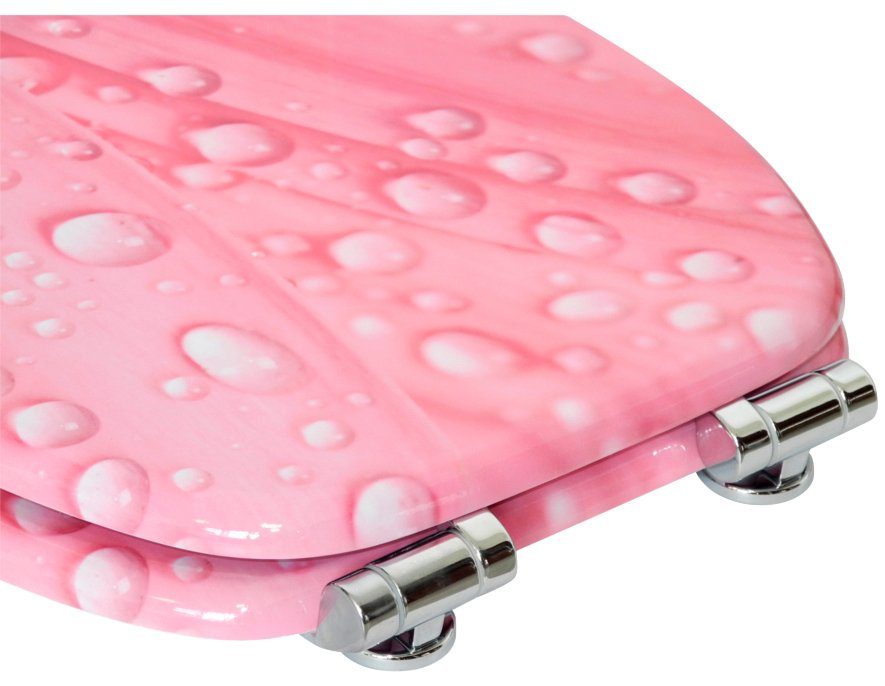 Sanilo WC-Sitz Pink Flower, mit Absenkautomatik