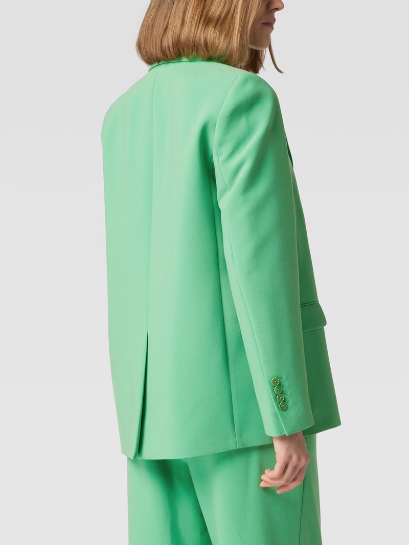 Blazer mit Reverskragen in hellgrün