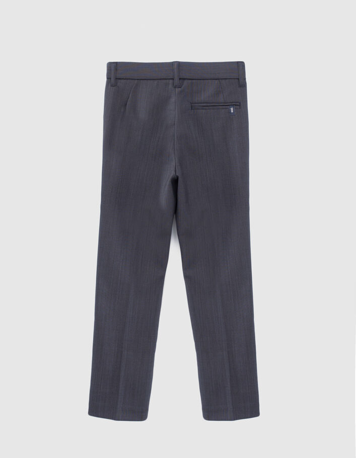 Pantalon de costume marine faux-uni garçon
