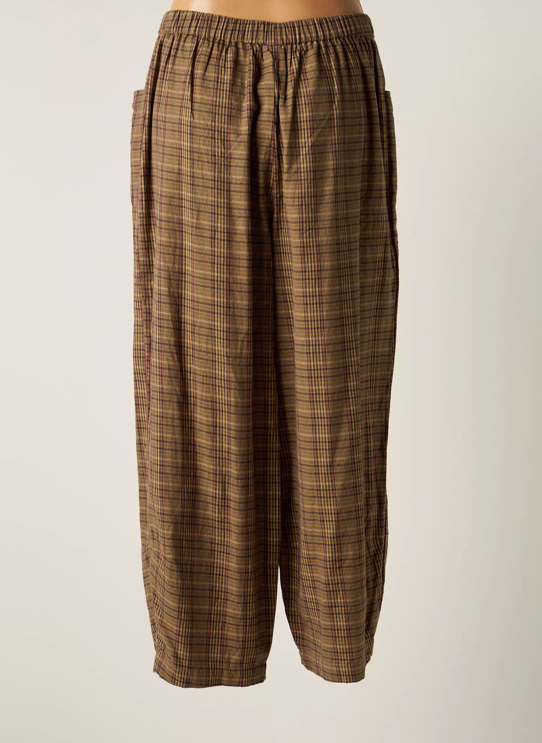 Rhum Raisin Pantalon7 8 Femme couleur marron