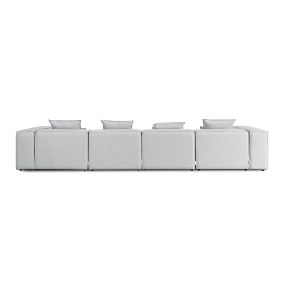 Modulares Sofa VERONA, XL, hellgrau