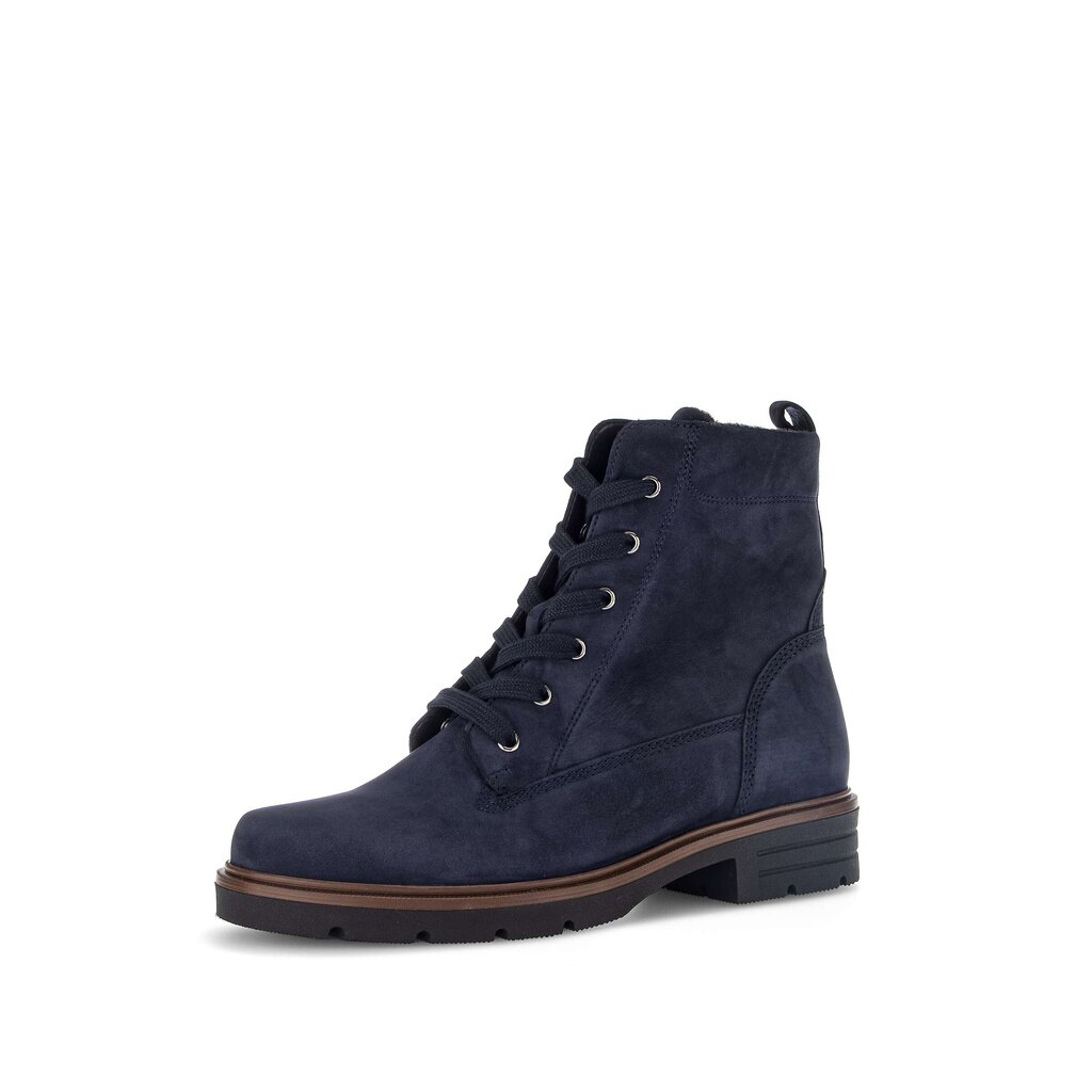 Gabor fashion Schnürstiefelette blau