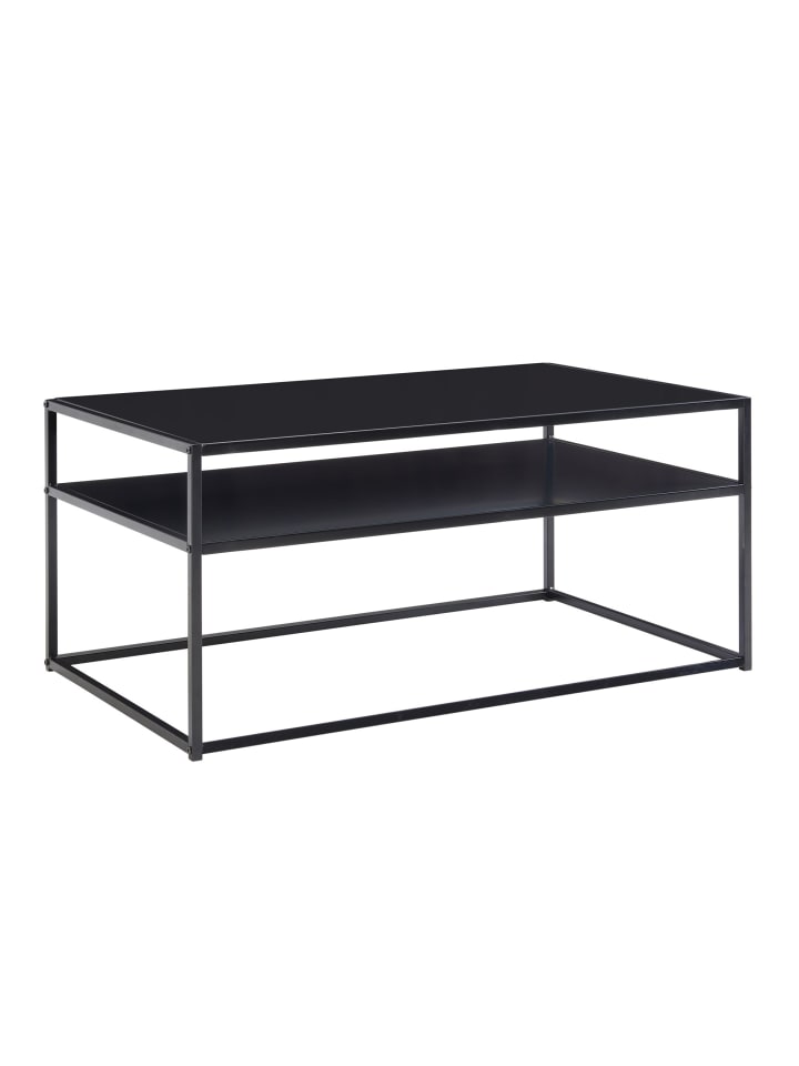 KADIMA DESIGN Couchtisch 100x60x45 cm Metall Wohnzimmertisch Industrial , günstig kaufen onesize