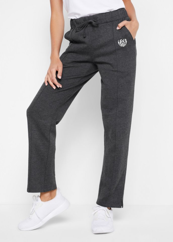 Jogginghose aus Bio-Baumwolle, gerade geschnitten