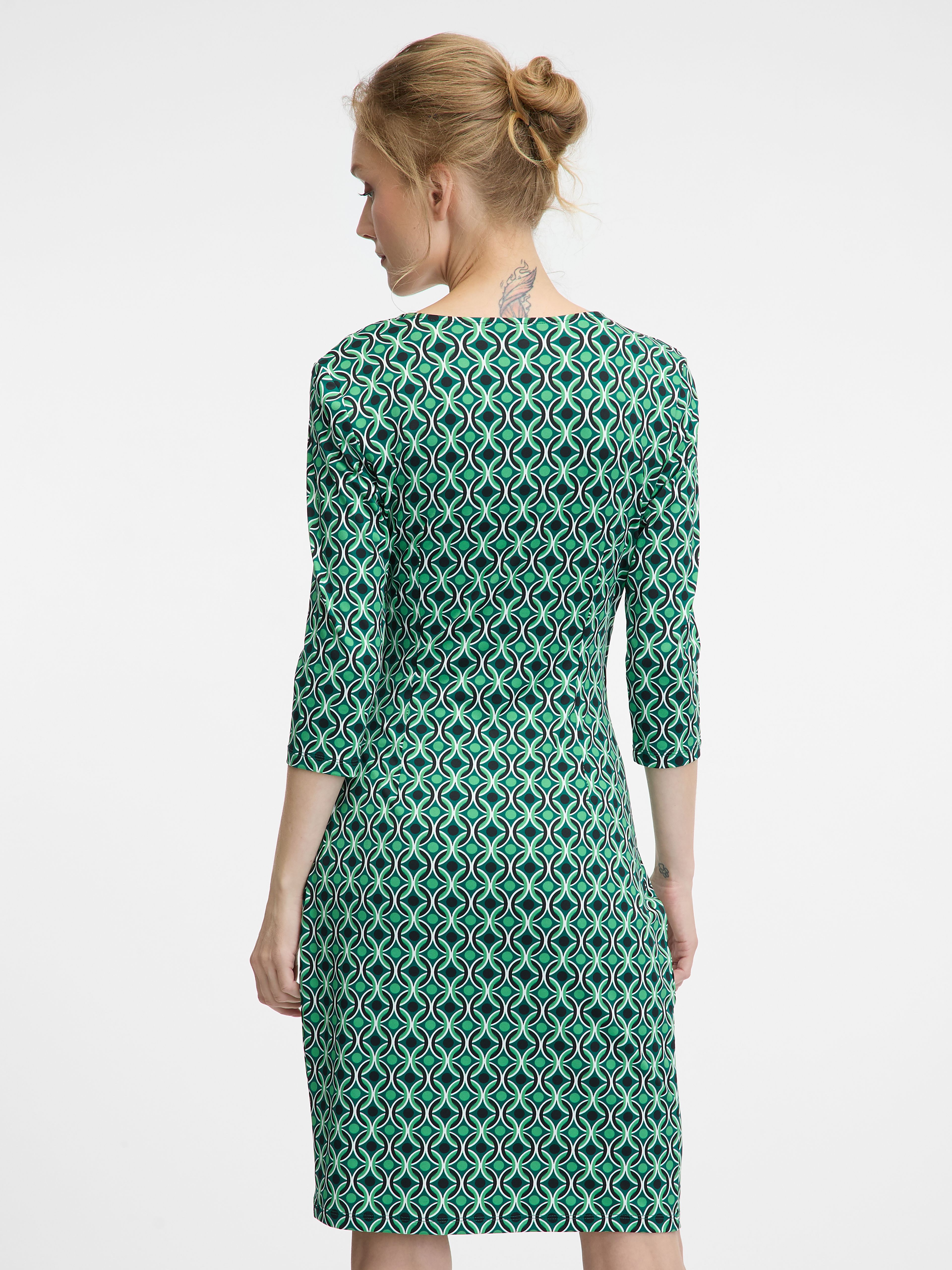 Grünes knielanges Damenkleid ORSAY